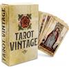 FCXVXCL Vintage Tarocchi Tarots Deck Carte di Tarocchi Classiche | Mazzo di Carte da Gioco di Divinazione del Destino Inglese Completa per Bambini Regalo Principianti Riunione