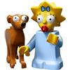 Lego Simpsons Series 2 Pick Your Figure 71009 (Maggie with Santa's Little Helper) by LEGO
