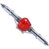 Generic Assale Posteriore Adatto per Axial SCX10 1/10 RC Crawler Durevole Aggiornamento Pignone Alto in Alluminio Lavorato per Fuoristrada Strisciante 1 unità (Ti colore)