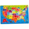 HoveeLuty Puzzle per Bambini, 45 Pezzi Puzzle Mappa USA in Legno Magnetico per Bambini dai 4 ai 6 Anni per per dai 4 ai 6 Anni
