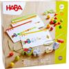 HABA Fädelspiel Bauernhof-Freunde - Gioco di apprendimento Creativo & Catena a Fili con 21 Perline di Legno e 2 Corde Incluse schede - Divertimento per Bambini dai 3 Anni - 1305780001