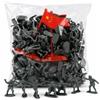 Yunmeryker Soldatini giocattolo militari in plastica, figure militari statiche in 1:72 per diorami e collezionisti , Grigio
