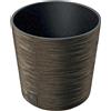 - Vaso Furu Eco Wood in plastica 30x29 cm Coffee