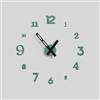 Giallobus - Orologio da Parete Adesivo Grande Float - Typos - Legno Mdf - Float ⌀ 60/80/110cm - 17 - Alexandrite - Orologio da parete moderno - Numeri adesivi 3d - Diametro variabile 60/80/100cm