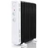 AIGOSTAR LUKE- radiatore ad olio elettrico 11 Elementi, 2300W, Termostato | 3 Impostazioni di Calore, Risparmio Energetico, Protezione da Surriscaldamento e Antiribaltamento, 20mq, Casa, Ufficio, Bagno