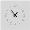 Giallobus - Orologio da Parete Adesivo Grande Float - Typos - Legno Mdf - Float ⌀ 60/80/110cm - 15 - Rose - Orologio da parete moderno - Numeri adesivi 3d - Diametro variabile 60/80/100cm