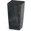 Deuba Fioriera effetto cemento antracite 91L vaso per piante 75 x 40 x 40 cm vasi ingresso giardino interni esterni