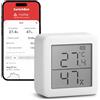 SwitchBot Termometro Igrometro Ambiente - Umidità e Temperatura Interno Bluetooth per Casa, Sensore di Rugiada/VPD/Umidità Assoluta, Igrometro Digitale Professionale con Memorizzazione dei Dati