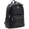 Guess Uomo Zaino Milano Squared Backpack Nero | design iconico Guess, scomparto principale capiente, logo signature del brand