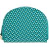 DRAEGER PARIS 1886 Portamonete, Motivo Grafico, Verde, Unisex-Adulti, Turchese, 12 x 9,5 x 2cm
