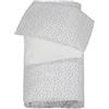PASITO A PASITO Set Completo Piumone Per Lettino 120 Little Bloom Grigio