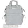 PASITO A PASITO Zaino Little Bloom Vichy Grigio