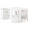 Azzurra Design Set Azzurra Design Love Me Bianco Lettino + Cassettiera Fasciatoio + Completo Piumone + Materasso e Cuscino