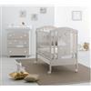 Azzurra Design Set Azzurra Design Mars con Lettino + Bagnetto Fasciatoio + Set Piumone con Materasso e Cuscino Traspirante in OMAGGIO : Colore - Avana