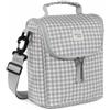 PASITO A PASITO Borsa Pranzo Termica I Love Vichy Grigio