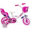 F.LLI SCHIANO Bicicletta 12" Heart Con Porta Bambola Bianca