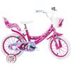 F.LLI SCHIANO Bicicletta 14" Heart Con Porta bambola Rosa
