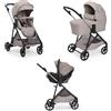 CHICCO Trio Chicco Seety New 2026 Sandshell con Seggiolino Kory I-size
