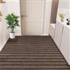 LIUYANYAN Tappetino Antiscivolo Zerbino Resistente e Antiscivolo 110x220cm Marrone | Zerbino D'Ingresso Interno Resistente Sporco, Antiscivolo E Essorbente Lavabile In Lavatrice, Cucina, Camera Da Letto