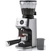 AAOBOSI Macinacaffè Elettrico, 45 Livelli, Macine Coniche in Acciaio | Sistema antistatico al plasma, memoria, timer programmabile, contenitore chicchi 300 g, per espresso e caffè filtro