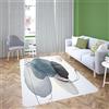 ZAHHYG Tappeto 160X230 Bianco Tappeto Salotto Moderno,Tappeti Camera Da Letto Antiscivolo,Tappeto Pelo Corto,Tappeto Grande Per La Decorazione Domestica