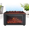 Generico Umidificatore con di fiamma - Decorazione con ad ultrasuoni da 160 ml con 7 modalità di illuminazione - Diffusore di aromaterapia per caminetto finto | per case, spazi di lavo