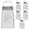 GARVALON Grattugia Multifunzione 6 Pezzi in Acciaio Inox Manico Robusto Mini Grattugia Piccola per Formaggio Verdure e Frutta Utensile da Cucina Portatile per Uso Manuale e Viaggi