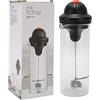 Yuecoom Montalatte Portatile, Frullatore Per Caffè Alimentato a Batteria, Creatore di Schiuma Per Bevande al Latte Elettrico con Vetro Resistente al Calore, Per Crema di Uova, Caffè, Latte in Polvere