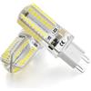 LEDLOCLB 2 Pezzi G9 LED LED 220 V SMD 2835 3014 48 64 104 LED Lampada LED Luci Lampada Alogena Sostitutiva A 360 Gradi,Bianco Caldo,12 W - 220 V