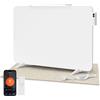 Jaxguom Riscaldamento a infrarossi 800 W con Wi-Fi, termostato | Fino a 20 mq: pannello riscaldante in metallo da parete e da terra, con telecomando, timer, rilevamento finestra