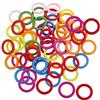 Jojomis 50 anelli in legno colorato da 33 mm per creare gioielli fai da te