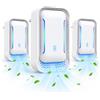 VeftBltrem Purificatore d'aria con presa di corrente, 3 pezzi, ionizzatore senza filtro con ioni negativi, mini purificatore d'aria senza filtro, contro gli odori di fumo e gli odori di animali, purificatore