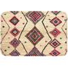 Bioputty Zerbino con scritta Welcome in stile berbero marocchino, stile bohémien, divertente tappeto per ingresso, per interni, antiscivolo, lavabile, zerbino per esterni per cucina, bagno, decorazione per