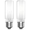 Lamptobe Lampadine Tubolari E27 120 Watt Bianco Caldo 2800K Dimmabile JDD 230V | Lampadina E27 Tubolare per Lampade da Tavolo, Lampade a Piedistallo, Soggiorno, Studio, Camera da Letto, Confezione da 2