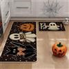 JynxtoyZeal Set di tappetini da cucina di Halloween,2pcs decorazione per cucina di Halloween, Bagno