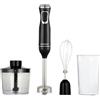 Hamilton Beach Set frullatore a immersione 4 in 1, funzionalità versatile, Turbo Boost, durevole, design ergonomico, 4 accessori, multifunzione, HB5023-GS, nero