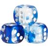 Halmakegel.com Cubo - Vienna - Blu - Plastica - 16 MM