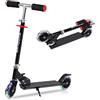 AKOZLIN Scooter per bambini a 2 ruote 5-8 anni manubrio regolabile in altezza Roller für