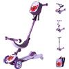HUDORA Monopattino per bambini 4 in 1 con look mostro triciclo cavalcabile e