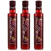 Messino Aceto di Vino Rosso di Kalamata 3x250ml (750ml) - Vegano | Aceto di vino rosso greco di Kalamata, sapore deciso e 100% naturale - per insalate, pasta e marinate
