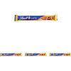 Lindt Lindor Snack Barretta di Cioccolato al Latte e Biscotti, Formato 38g (Confezione da 4)