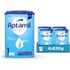 danone nutricia società benefit APTAMIL Nutribiotik 1 - Latte per lattanti in polvere dalla Nascita al 6° mese - Confezione 3320 grammi (4 da 830g)