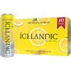Icelandic Glacial Acqua Frizzante, Limone di Sicilia, Lattine da 330 ml, 10 Conteggio