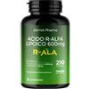Acido R Alfa Lipoico 600mg + Vit.E | Scorta per 7 Mesi | R- ALA Puro |