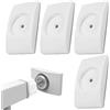 Nybhyjka Gate Wall Cup, Saver Wall Gate Paraurti a parete 4x | Protettore per la sicurezza dei bambini anti-slip, kit di casa per la casa, per la porta