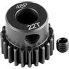 Runup Acciaio 48P 5mm foro Pignone motore trasmissione 17-29T per Arrma HPI Kyosho Losi Axial Tra-xxas Tamiya 1/5 1/6 1/8 1/10 RC Auto Monster Truck Buggy (22T)