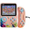 TechKidz, console con emulatore di 500 giochi e controller multiplayer modello StreetArt, rosa