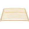 vidaXL Letto a doghe marrone 90 x 190 cm in legno massiccio di faggio