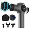 Cecotec Pistola Massaggiante Muscolare con 4 Testine SkinCare Massage Gun. 99 Livelli di Intensità, Design Leggero e Compatto, Uso Semplice e Intuitivo, Caricatore Tipo C, Custodia
