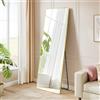 EUZIEL International SONGMICS Specchio a figura intera, 150 x 40 cm, specchio rettangolare in piedi